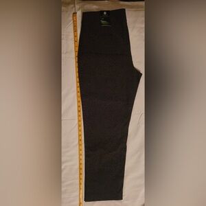 JM Collection Espresso Patterned Slim Leg Pants